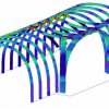 Numerical analysis of the lining and its particular components with the use of PRO-MES, ANSYS and COSMOS/M