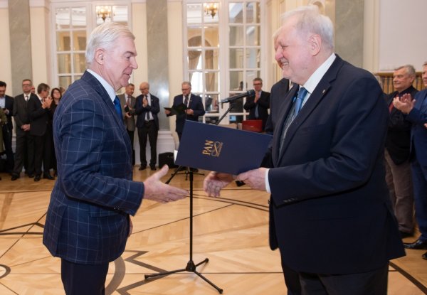 Nominacje na członków Polskiej Akademii Nauk wręczono 14.01.2020r. w Warszawie